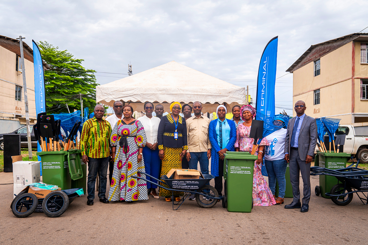 Abidjan Terminal renforce son engagement environnemental aux côtes de la commune de Port-Bouët